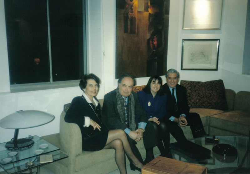 1996 - En casa de Patricia y Mario Vargas Llosa en Londres